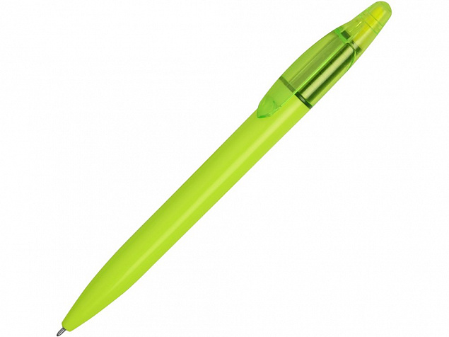 Ручка пластиковая шариковая «Mark» с хайлайтером с логотипом в Москве заказать по выгодной цене в кибермаркете AvroraStore