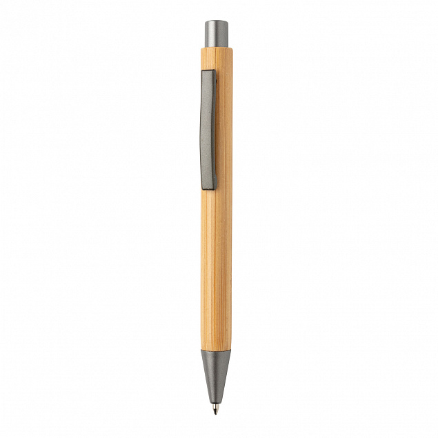 Тонкая бамбуковая ручка с логотипом в Москве заказать по выгодной цене в кибермаркете AvroraStore