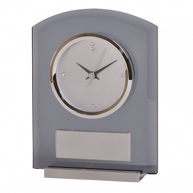 Часы настольные "Award" с шильдом с логотипом  заказать по выгодной цене в кибермаркете AvroraStore