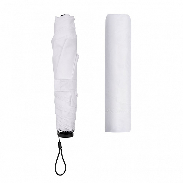 Зонт складной Luft Trek, белый с логотипом в Москве заказать по выгодной цене в кибермаркете AvroraStore
