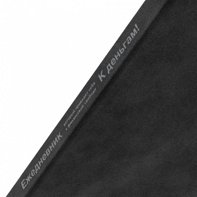 Ежедневник «Финансовая грамотность», недатированный, черный с логотипом в Москве заказать по выгодной цене в кибермаркете AvroraStore