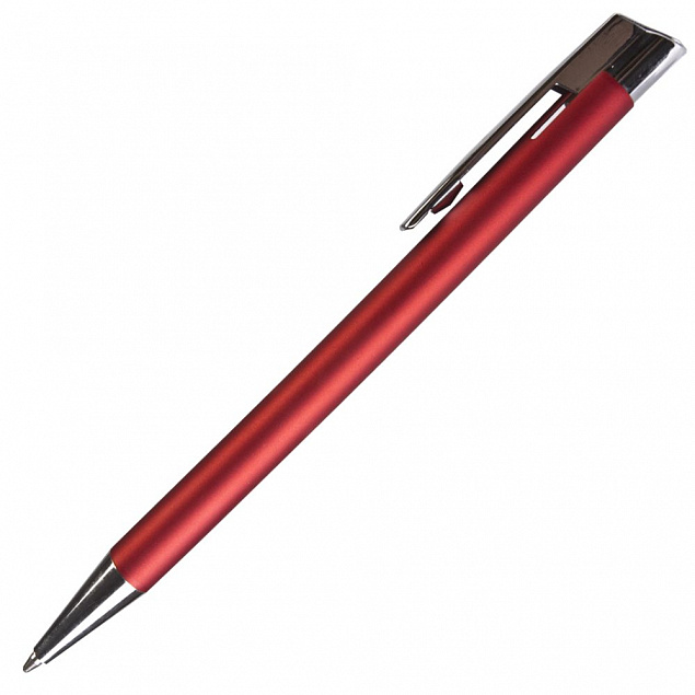 Ручка шариковая Stork, красная с логотипом в Москве заказать по выгодной цене в кибермаркете AvroraStore