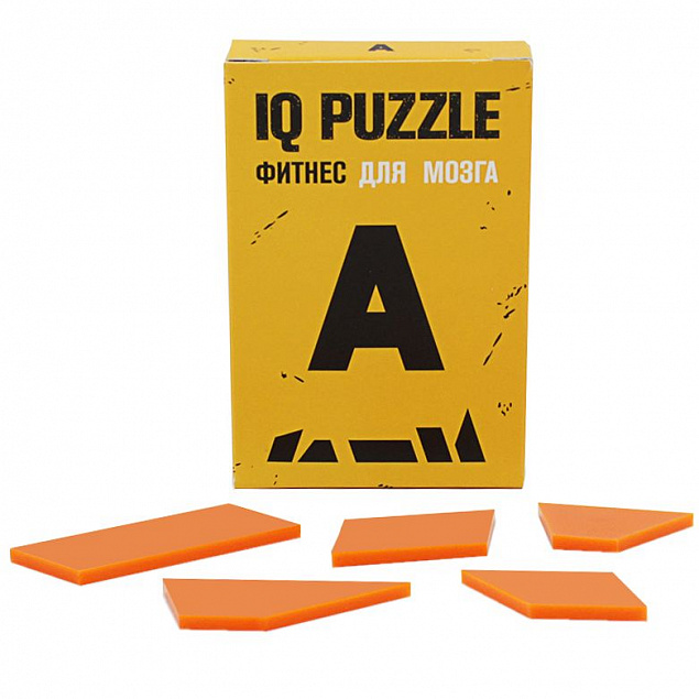 Головоломка IQ Puzzle Letter А с логотипом  заказать по выгодной цене в кибермаркете AvroraStore