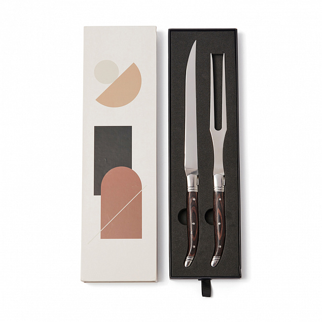 Набор для стейка VINGA Gigaro из вилки и ножа с логотипом в Москве заказать по выгодной цене в кибермаркете AvroraStore