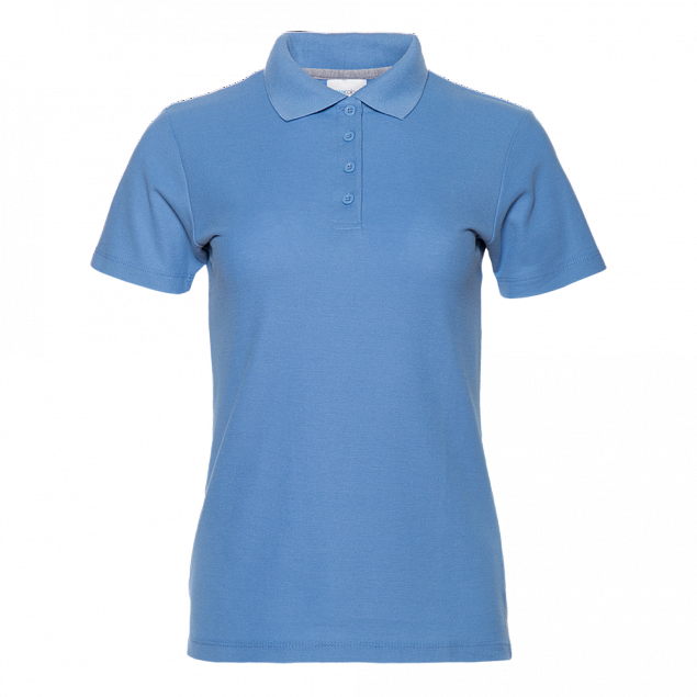 Рубашка поло Рубашка женская 04WL Голубой с логотипом в Москве заказать по выгодной цене в кибермаркете AvroraStore
