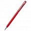 Ручка металлическая Tinny Soft софт-тач, светло-красная с логотипом в Москве заказать по выгодной цене в кибермаркете AvroraStore