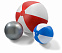 Надувной пляжный мяч Spencer с логотипом в Москве заказать по выгодной цене в кибермаркете AvroraStore
