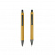 Набор для письма из бамбука, шариковая ручка с сенсорным стилусом и механический карандаш Wallace с логотипом в Москве заказать по выгодной цене в кибермаркете AvroraStore