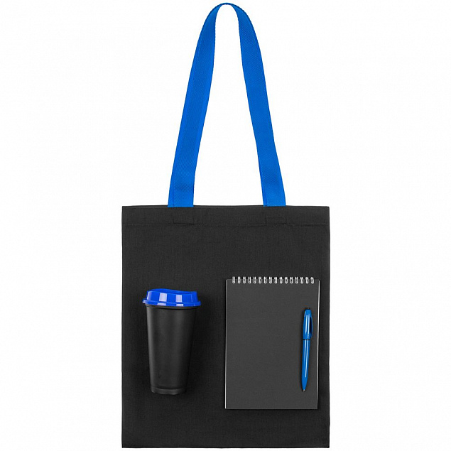 Набор Take Part, черный с синим с логотипом в Москве заказать по выгодной цене в кибермаркете AvroraStore