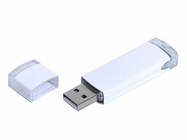 USB 2.0- флешка промо на 16 Гб прямоугольной классической формы с логотипом в Москве заказать по выгодной цене в кибермаркете AvroraStore