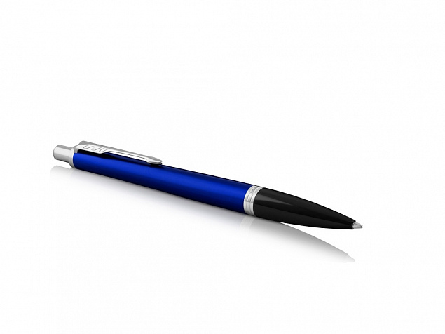 Ручка шариковая Parker Urban Core Nighsky Blue CT, синий/серебристый с логотипом в Москве заказать по выгодной цене в кибермаркете AvroraStore