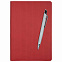 Подарочный набор Rain/Pyramid Neo, красный (ежедневник недат А5, ручка) с логотипом в Москве заказать по выгодной цене в кибермаркете AvroraStore