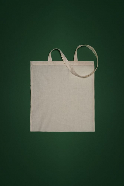 Холщовая сумка Basic 105, неокрашенная с логотипом  заказать по выгодной цене в кибермаркете AvroraStore