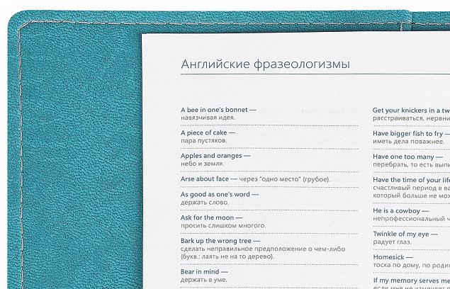 Ежедневник Semi, недатированный, серый с бирюзовым с логотипом в Москве заказать по выгодной цене в кибермаркете AvroraStore