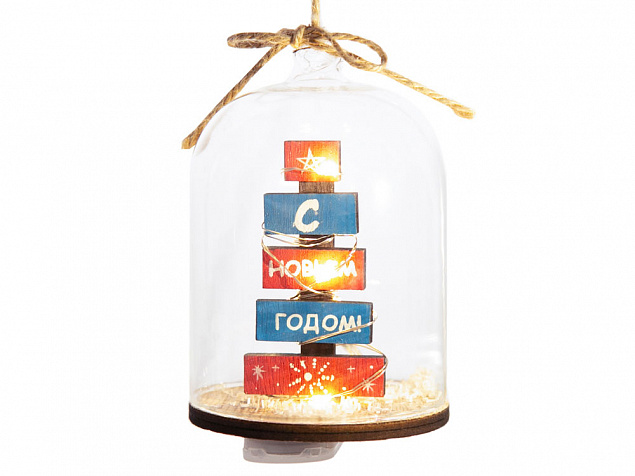 Новогоднее украшение «Новый год в колбе» с логотипом в Москве заказать по выгодной цене в кибермаркете AvroraStore