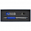 Коробка Notes с ложементом для ручки и флешки, синяя с логотипом в Москве заказать по выгодной цене в кибермаркете AvroraStore