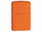Зажигалка ZIPPO Classic с покрытием Orange Matte с логотипом  заказать по выгодной цене в кибермаркете AvroraStore