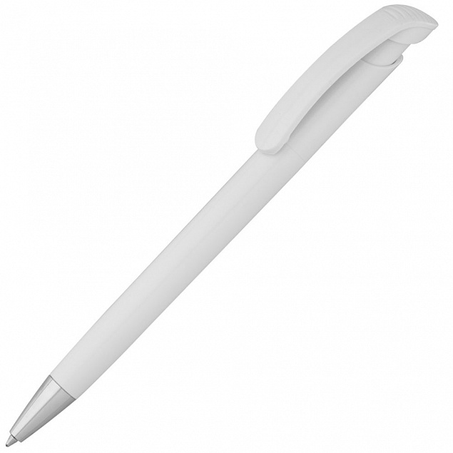 Ручка шариковая Bonita, белая с логотипом в Москве заказать по выгодной цене в кибермаркете AvroraStore
