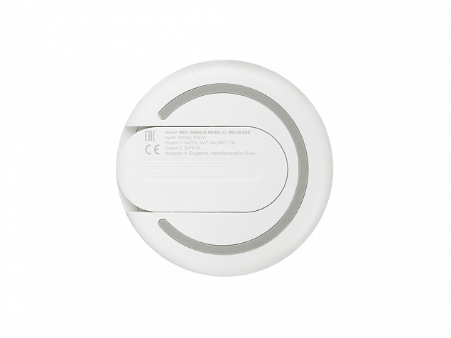 Зарядное устройство Rombica NEO Qwatch White с логотипом в Москве заказать по выгодной цене в кибермаркете AvroraStore