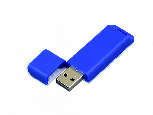 USB 3.0- флешка на 128 Гб с оригинальным двухцветным корпусом с логотипом в Москве заказать по выгодной цене в кибермаркете AvroraStore