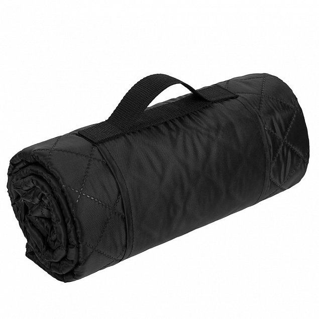 Плед для пикника Comfy, черный с логотипом в Москве заказать по выгодной цене в кибермаркете AvroraStore