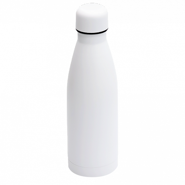 Вакуумная термобутылка Olivia, белый с логотипом в Москве заказать по выгодной цене в кибермаркете AvroraStore