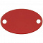 Шильдик металлический Alfa Oval, красный с логотипом в Москве заказать по выгодной цене в кибермаркете AvroraStore