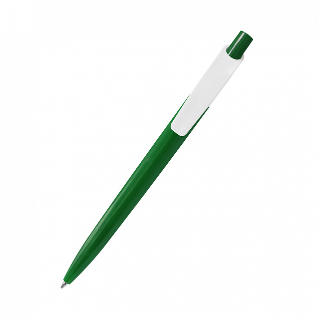 Ручка пластиковая Bremen, зеленая с логотипом в Москве заказать по выгодной цене в кибермаркете AvroraStore