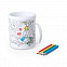 Кружка для раскрашивания с цветными карандашами (4шт) FESIENT с логотипом в Москве заказать по выгодной цене в кибермаркете AvroraStore