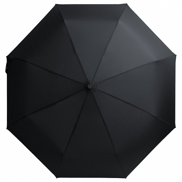 Зонт складной ARE-AOC, черный с логотипом в Москве заказать по выгодной цене в кибермаркете AvroraStore