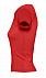Футболка женская LADY 220 с V-обр. вырезом, красная с логотипом в Москве заказать по выгодной цене в кибермаркете AvroraStore