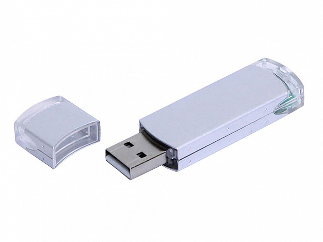 USB 2.0- флешка промо на 8 Гб прямоугольной классической формы с логотипом в Москве заказать по выгодной цене в кибермаркете AvroraStore