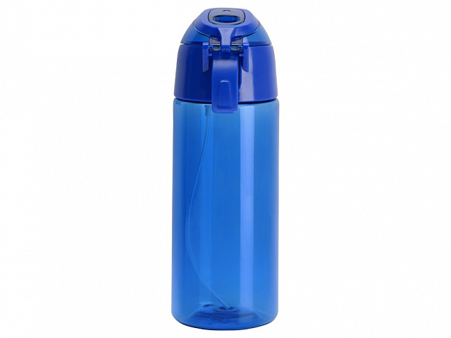 Спортивная бутылка с пульверизатором Spray, 600мл, Waterline, синий с логотипом в Москве заказать по выгодной цене в кибермаркете AvroraStore