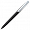 Ручка шариковая Pin Soft Touch, черная с логотипом в Москве заказать по выгодной цене в кибермаркете AvroraStore