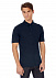 Рубашка поло Heavymill черная с логотипом  заказать по выгодной цене в кибермаркете AvroraStore