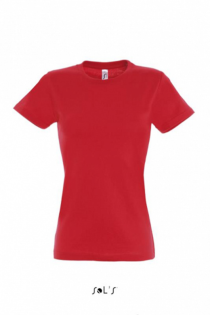 Фуфайка (футболка) IMPERIAL женская,Красный L с логотипом в Москве заказать по выгодной цене в кибермаркете AvroraStore