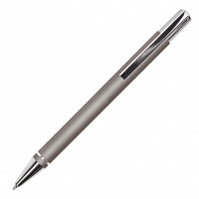Шариковая ручка Velutto pen, серая с логотипом в Москве заказать по выгодной цене в кибермаркете AvroraStore