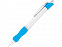 Ручка шариковая Bubble, голубой, черные чернила с логотипом в Москве заказать по выгодной цене в кибермаркете AvroraStore