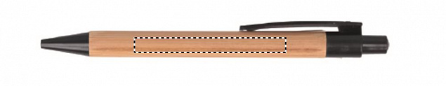 Бамбуковый блокнот с ручкой с логотипом  заказать по выгодной цене в кибермаркете AvroraStore