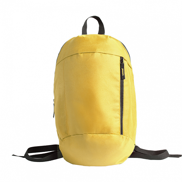Рюкзак Rush, жёлтый, 40 x 24 см, 100% полиэстер 600D с логотипом в Москве заказать по выгодной цене в кибермаркете AvroraStore
