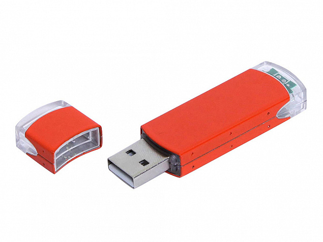 USB 2.0- флешка промо на 8 Гб прямоугольной классической формы с логотипом в Москве заказать по выгодной цене в кибермаркете AvroraStore