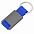 Брелок DARK JET; 2,8 x 6,2 x 0,6 см; синий, металл; лазерная гравировка с логотипом  заказать по выгодной цене в кибермаркете AvroraStore
