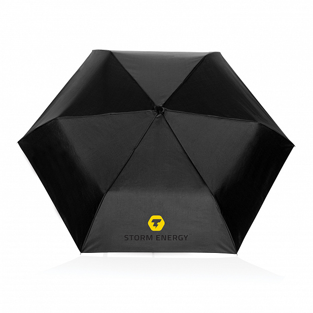 Ультралегкий автоматический зонт Swiss Peak из rPET, 20,5" с логотипом  заказать по выгодной цене в кибермаркете AvroraStore