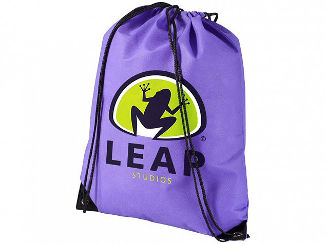 Рюкзак-мешок Evergreen, фиолетовый с логотипом в Москве заказать по выгодной цене в кибермаркете AvroraStore