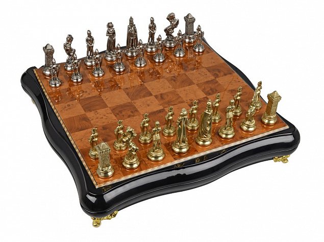 Шахматы «Карл IV» с логотипом в Москве заказать по выгодной цене в кибермаркете AvroraStore