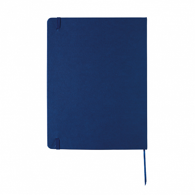 Блокнот Standard в твердой обложке, B5 XL, синий с логотипом в Москве заказать по выгодной цене в кибермаркете AvroraStore