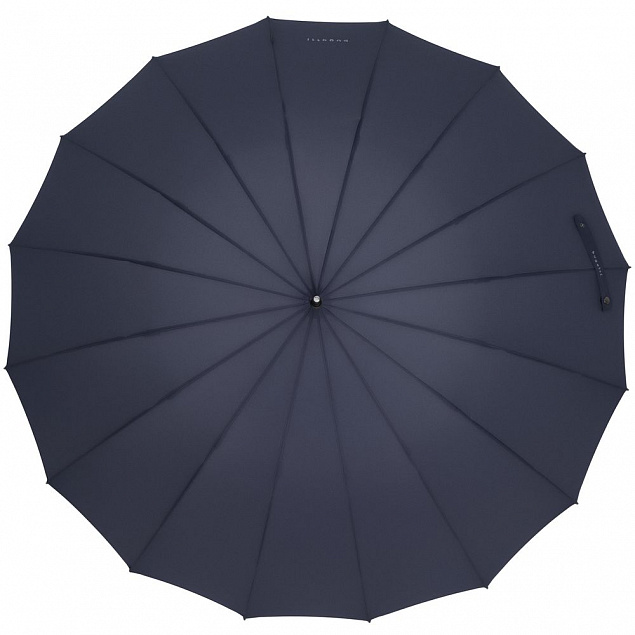 Зонт-трость Big Boss, темно-синий с логотипом в Москве заказать по выгодной цене в кибермаркете AvroraStore