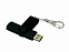 USB 2.0- флешка на 16 Гб с поворотным механизмом и дополнительным разъемом Micro USB с логотипом в Москве заказать по выгодной цене в кибермаркете AvroraStore