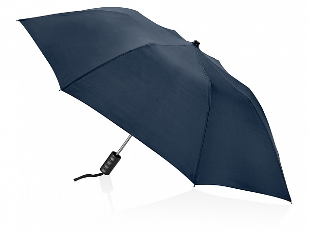 Зонт складной Андрия, синий с логотипом в Москве заказать по выгодной цене в кибермаркете AvroraStore