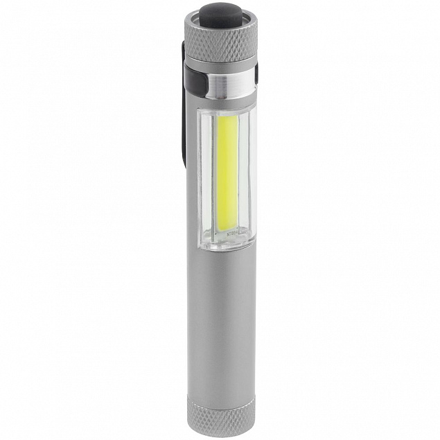 Фонарик-факел LightStream, малый, серый с логотипом в Москве заказать по выгодной цене в кибермаркете AvroraStore
